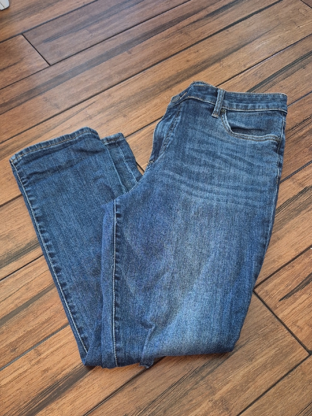 KUT FROM THE KLOTH High-Rise Boyfriend Cut Classic Blue Denim Jeans